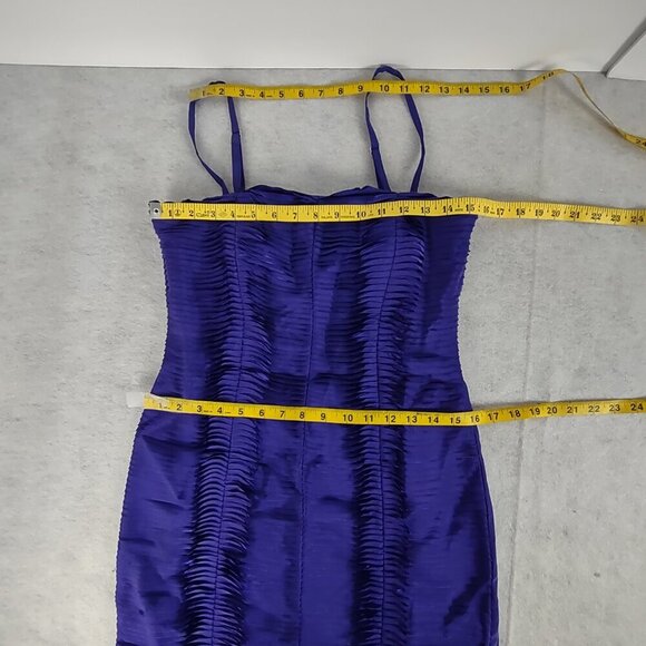 Calvin Klein Purple, Above Knee, Bodycon Cocktail, Prom Semi Formal Dress Size 6 - Picture 8 of 11